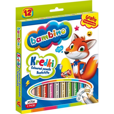 Kredki ołówkowe 12 kol. St.Majewski