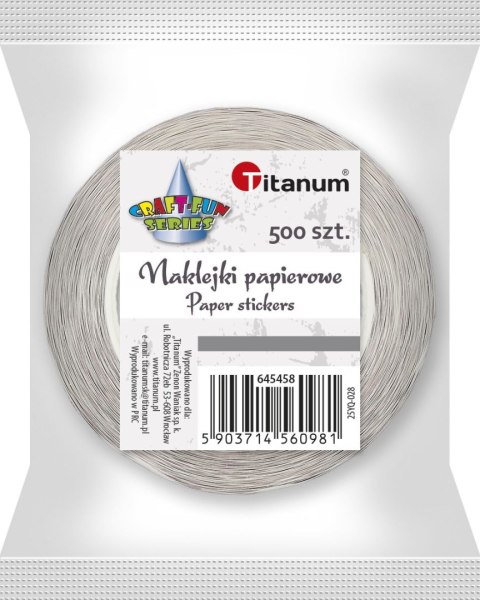 Naklejka (nalepka) Craft-Fun Series Dinozaury Naklejki na rolce Titanum (25YQ-028)