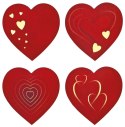 Naklejka (nalepka) Craft-Fun Series Serca Naklejki na rolce Titanum (25JT009)