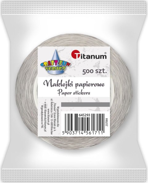 Naklejka (nalepka) Craft-Fun Series Smile Naklejki na rolce Titanum (25JT004)