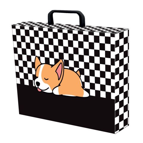 Teczka kartonowa ST.RIGHT SLEEPY CORGI A4 mix Unipap Teczka kartonowa ST.RIGHT SLEEPY CORGI A4 mix Unipap