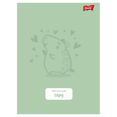 Zeszyt Capybara A5 32k. 70g linia kolor Unipap Zeszyt Capybara A5 32k. 70g linia kolor Unipap