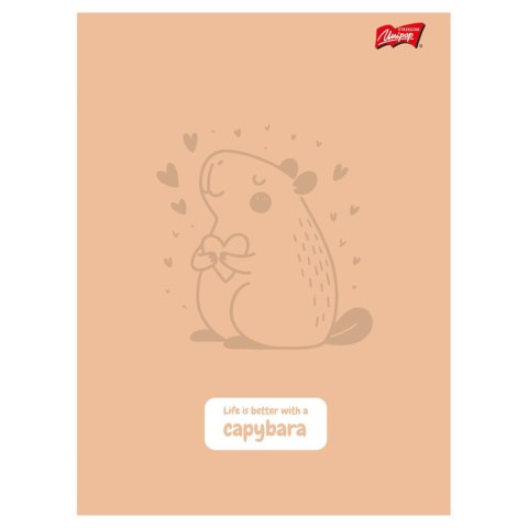 Zeszyt Capybara A5 32k. 70g linia kolor Unipap Zeszyt Capybara A5 32k. 70g linia kolor Unipap