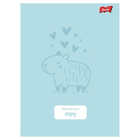 Zeszyt Capybara A5 32k. 70g linia kolor Unipap Zeszyt Capybara A5 32k. 70g linia kolor Unipap