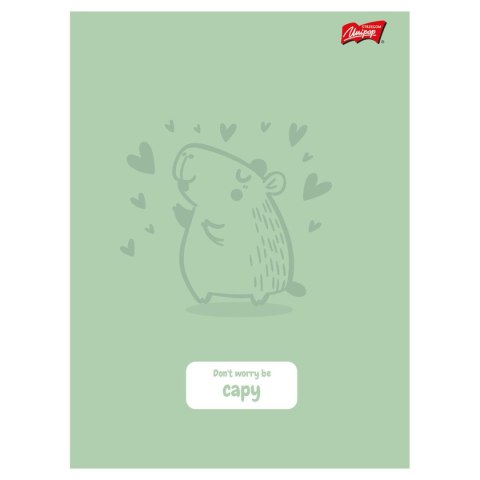 Zeszyt Capybara A5 32k. 70g linia kolor Unipap Zeszyt Capybara A5 32k. 70g linia kolor Unipap
