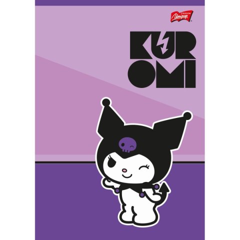Zeszyt Kuromi aminowany A5 32k. 70g krata Unipap Zeszyt Kuromi aminowany A5 32k. 70g krata Unipap