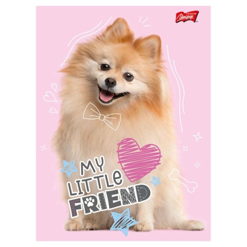 Zeszyt My Little Friend, 1 A5 16k. 70g linia Unipap Zeszyt My Little Friend, 1 A5 16k. 70g linia Unipap