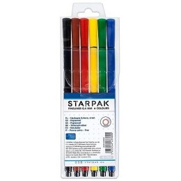 Cienkopis mix 0,4mm 6kol. Starpak (426502)
