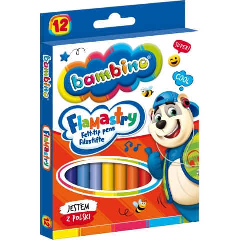 Flamaster Bambino 12 kolorów 12 kol. St.Right