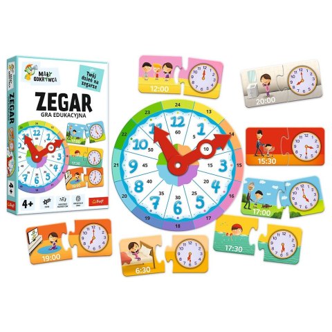 Gra edukacyjna Trefliki Mały odkrywca Gra Zegar Trefl (02809)