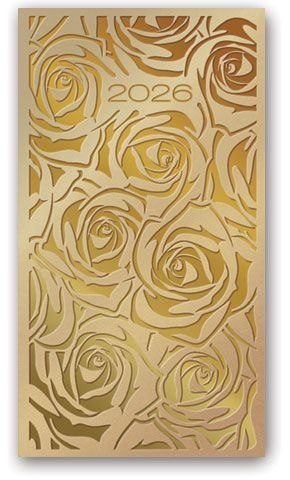 Kalendarz książkowy (terminarz) złoty A6 Lucrum (TR złoty) Kalendarz książkowy (terminarz) złoty A6 Lucrum (TR złoty)