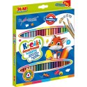 Kredki ołówkowe Bambino dwustronne 48 kol. St.Majewski