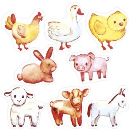 Naklejka (nalepka) Craft-Fun Series Zwierzęta zagrodowe 2 Naklejki na rolce Titanum (25YQ-048)