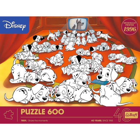 Puzzle 101 Dalmatyńczyków 40-lecie Trefl 600 el. Trefl (37604) Puzzle 101 Dalmatyńczyków 40-lecie Trefl 600 el. Trefl (37604)