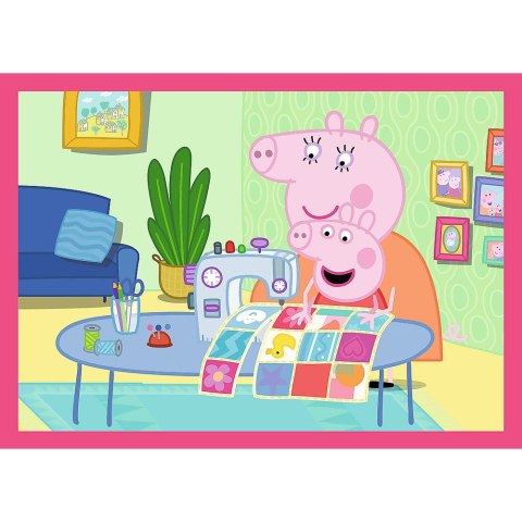 Puzzle Peppa uwielbia przygody 4w1 el. Trefl (34672)