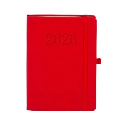 Kalendarz książkowy (terminarz) 2026 MEMOFIX TDW A5 Antra (CZERWONY) Kalendarz książkowy (terminarz) 2026 MEMOFIX TDW A5 Antra (CZERWONY)