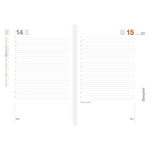 Kalendarz książkowy (terminarz) FROM 150mm x 210mm Oxford (400204134)