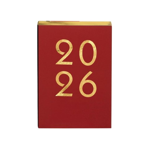 Kalendarz książkowy (terminarz) czerwony ART 2026 A5 Antra (A5 DNS) Kalendarz książkowy (terminarz) czerwony ART 2026 A5 Antra (A5 DNS)