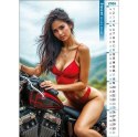 Kalendarz ścienny GORLS&BIKES 12 KARTKOWY 310mm x 500mm Jotan (WP137)