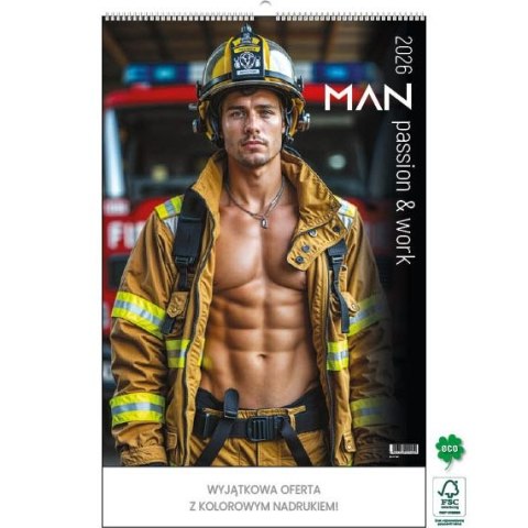 Kalendarz ścienny MAN, PASSION&WORK 13- planszowy 300mm x 350mm Jotan (WPK148) Kalendarz ścienny MAN, PASSION&WORK 13- planszowy 300mm x 350mm Jotan (WPK148)