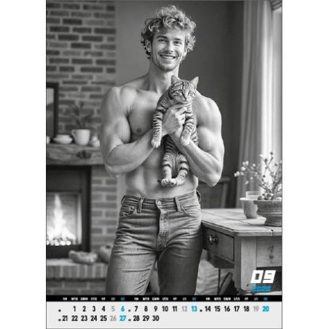 Kalendarz ścienny MEN 12 KARTKOWY 300mm x 350mm Jotan (WPK149)