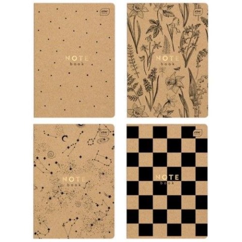 Zeszyt KRAFT A5 60k. 70g krata Interdruk (ZEA560#) Zeszyt KRAFT A5 60k. 70g krata Interdruk (ZEA560#)