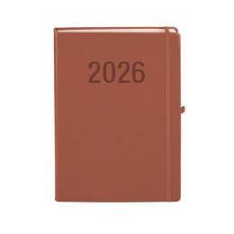 Kalendarz książkowy (terminarz) 2026 MEMOFIX DNS A4 Antra (MOCHA MAUSE)