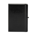 Kalendarz książkowy (terminarz) 2026 MEMOFIX TDW B5 Antra (CZARNY)