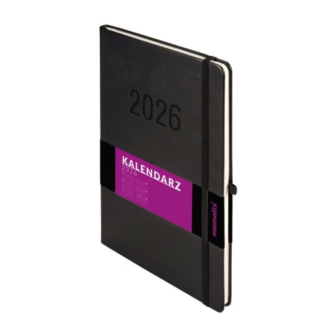 Kalendarz książkowy (terminarz) 2026 MEMOFIX TDW B5 Antra (CZARNY) Kalendarz książkowy (terminarz) 2026 MEMOFIX TDW B5 Antra (CZARNY)