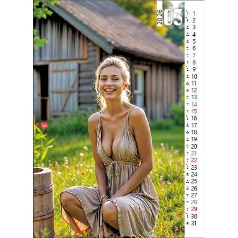 Kalendarz ścienny 4 SEASONS GIRLS 330mm x 500mm Jotan (WP138) Kalendarz ścienny 4 SEASONS GIRLS 330mm x 500mm Jotan (WP138)