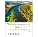Kalendarz ścienny NAJPIĘKNIEJSZE RZEKI POLSKI 13 planszowe A3 330mm x 500mm Jotan (WP123)