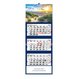 Kalendarz ścienny Zachód słońca trójdzielne - 320mm x 855mm Jotan (T42)