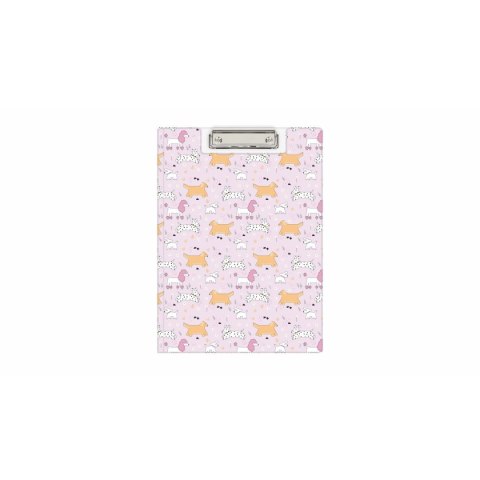Teczka z klipem PUPPIES A4 mix Biurfol (KHN-04-36)