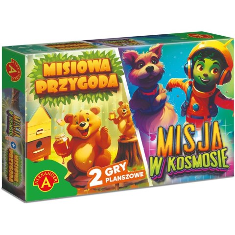 Gra planszowa Alexander Misiowa Przygoda / Misja w Kosmosie Gra planszowa Alexander Misiowa Przygoda / Misja w Kosmosie