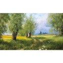 Kalendarz ścienny notatnikowy 2024 IMPRESJA POLSKIE 220mm x 490mm Lucrum (WN01)