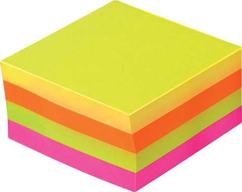 Notes samoprzylepny (karteczki) mix fluo 400k [mm:] 76x76 Titanum (YGSF-02)
