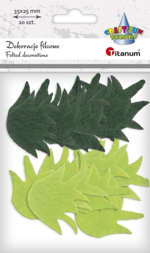 Ozdoba filcowa Craft-Fun Series trawka Titanum (3631) Ozdoba filcowa Craft-Fun Series trawka Titanum (3631)