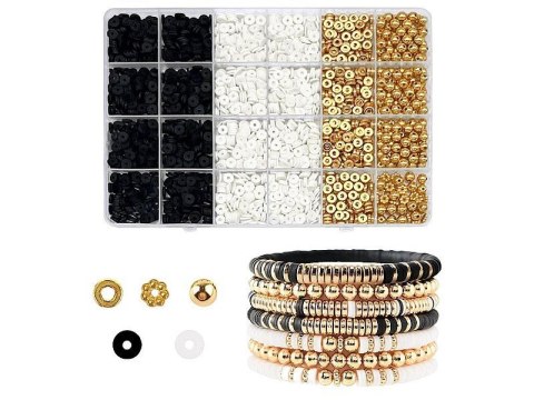 Koraliki dla dziewczynki zestaw do robienia bransoletek Adar (625648) Koraliki dla dziewczynki zestaw do robienia bransoletek Adar (625648)