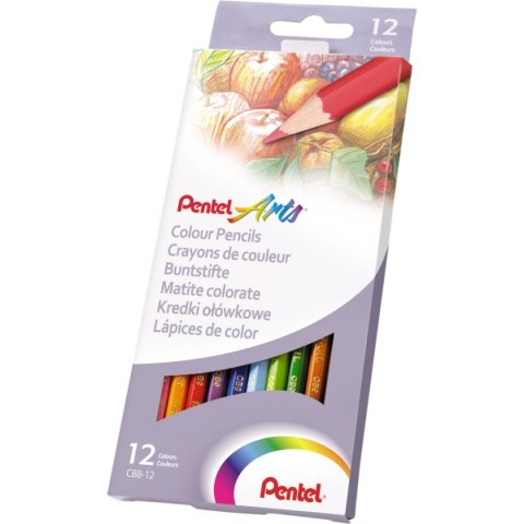Kredki ołówkowe 12 kol. Pentel (CB8-12U) Kredki ołówkowe 12 kol. Pentel (CB8-12U)