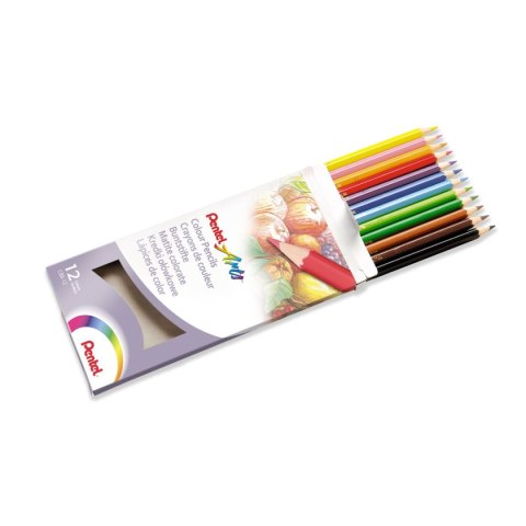 Kredki ołówkowe 12 kol. Pentel (CB8-12U) Kredki ołówkowe 12 kol. Pentel (CB8-12U)