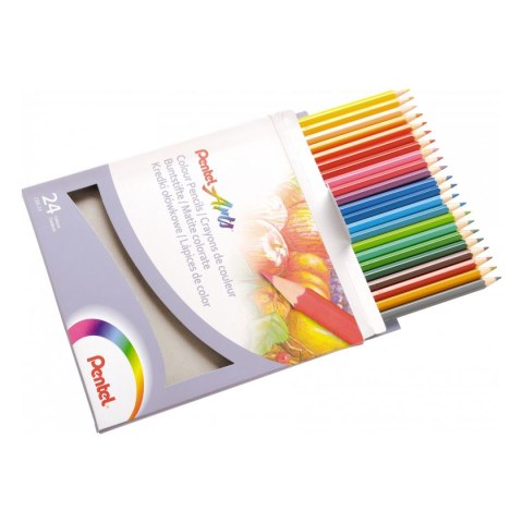 Kredki ołówkowe 24 kol. Pentel (CB8-24U) Kredki ołówkowe 24 kol. Pentel (CB8-24U)