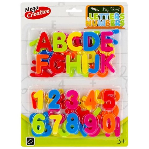 Magnes literki cyferki mix Mega Creative (462721) Magnes literki cyferki mix Mega Creative (462721)