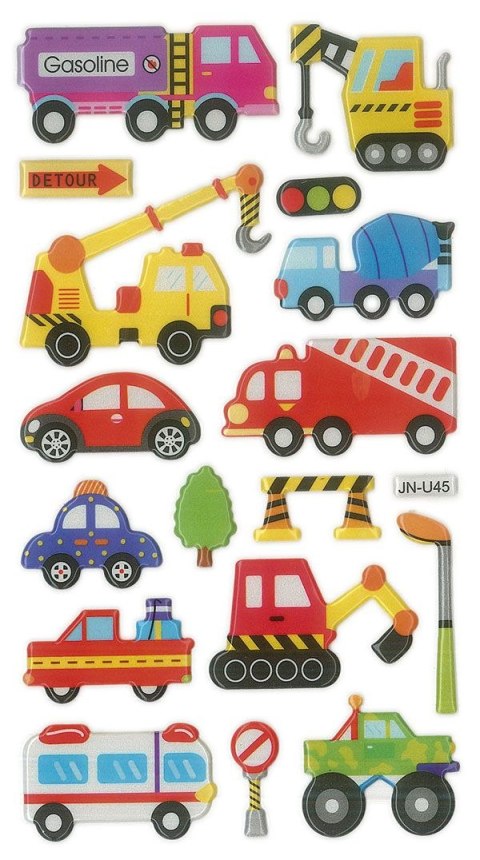 Naklejka (nalepka) Craft-Fun Series Pojazdy użytkowe wypukłe Titanum (JN-U045) Naklejka (nalepka) Craft-Fun Series Pojazdy użytkowe wypukłe Titanum (JN-U045)