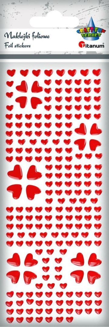 Naklejka (nalepka) Craft-Fun Series Serca 39199080 Titanum (JYG03)