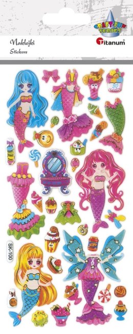 Naklejka (nalepka) Craft-Fun Series Syrenki wypukłe Titanum (SK-100)