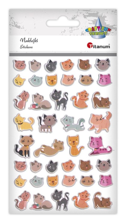 Naklejka (nalepka) Craft-Fun Series koty Titanum (HFF-8) Naklejka (nalepka) Craft-Fun Series koty Titanum (HFF-8)