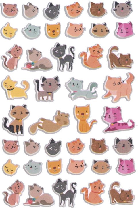 Naklejka (nalepka) Craft-Fun Series koty Titanum (HFF-8) Naklejka (nalepka) Craft-Fun Series koty Titanum (HFF-8)