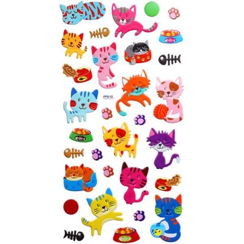 Naklejka (nalepka) Craft-Fun Series koty Titanum (PPS12) Naklejka (nalepka) Craft-Fun Series koty Titanum (PPS12)