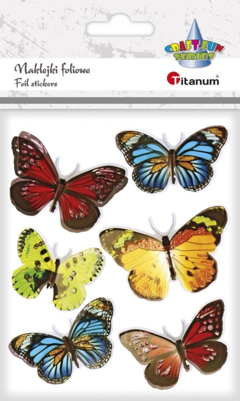 Naklejka (nalepka) Craft-Fun Series motyle 3D Titanum (set2) Naklejka (nalepka) Craft-Fun Series motyle 3D Titanum (set2)
