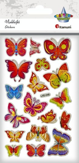 Naklejka (nalepka) Craft-Fun Series motylki Titanum (LXE-048)